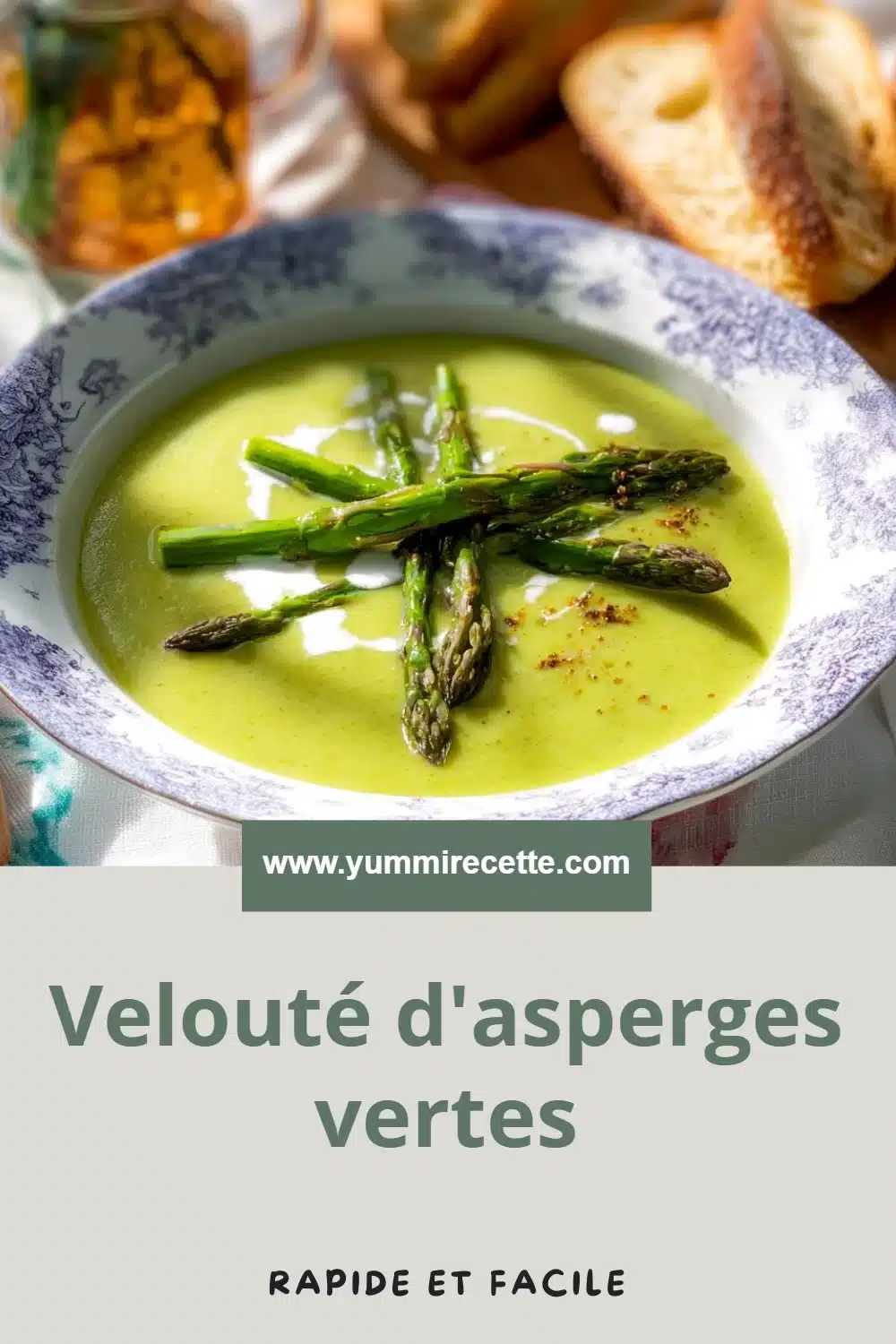 Velouté d'asperges vertes