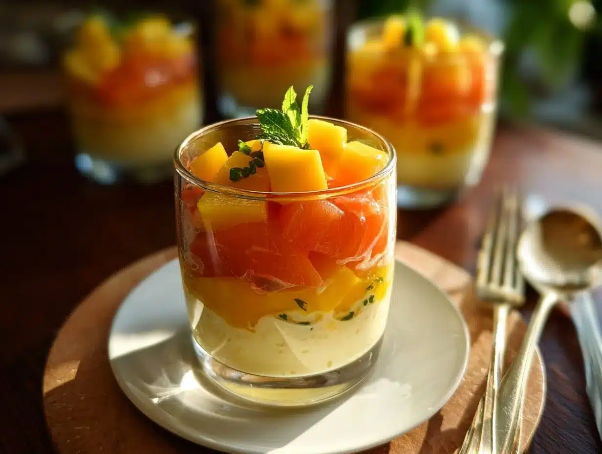 Verrine de Saumon et Mangue