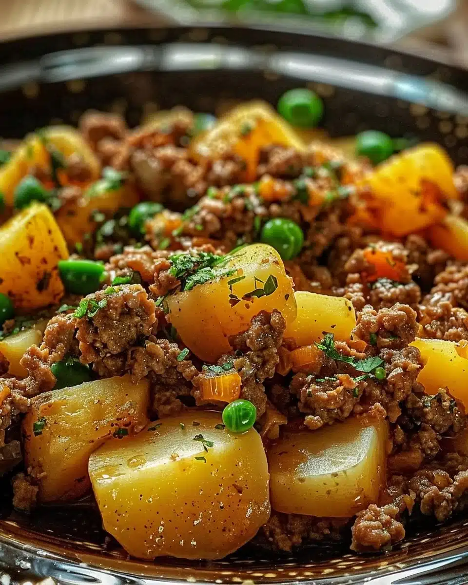 Viande Hachée avec Pommes de Terre : Un Plat Incroyable et Nourrissant